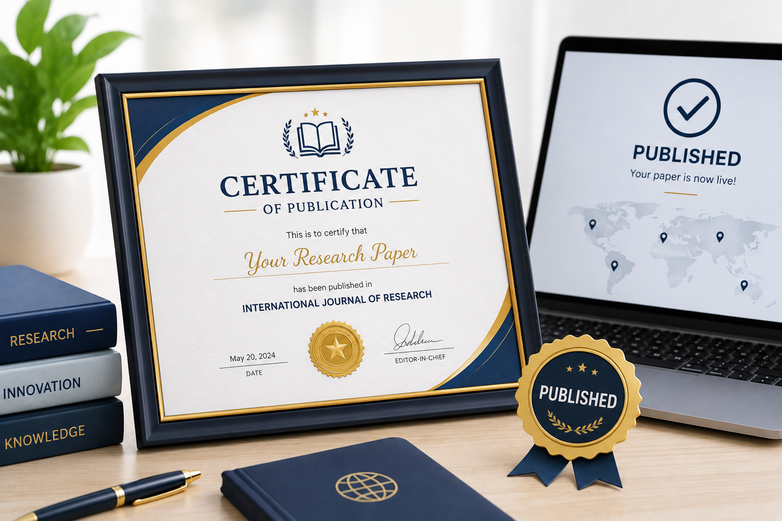 Certificate of publication