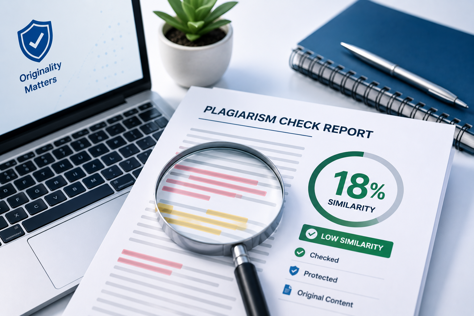 Plagiarism checking manuscript